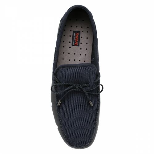 Mens Navy Braided Lace Lux Loafer Driver 40931 by Swims from Hurleys