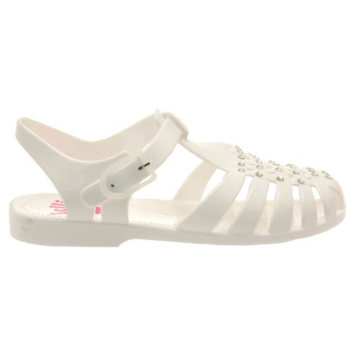 Girls White Sorrento Sandals (29-39) 44540 by Lelli Kelly from Hurleys