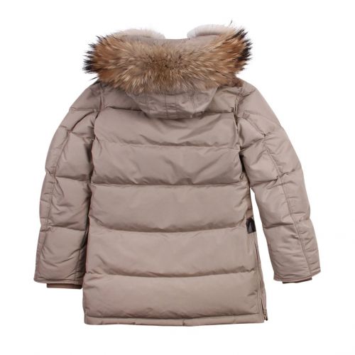 Girls Barely Blue Panda Hooded Down Coat 90734 by Parajumpers from Hurleys
