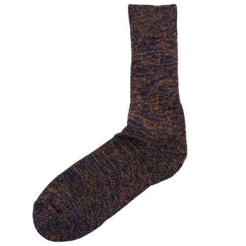 Lifestyle Mens Blue & Copper Shotley Socks 64879 by Barbour from Hurleys
