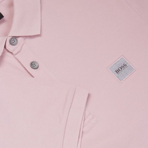 Casual Mens Pink Passenger Short Sleeve Polo Shirt 21980 by BOSS from Hurleys