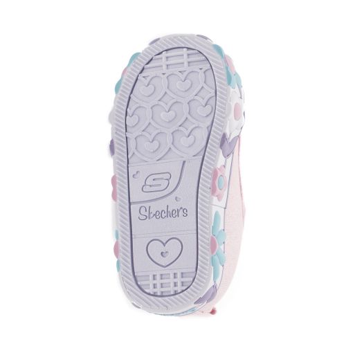 Baby Pink Daisy Lites (21- 28) 31786 by Skechers from Hurleys