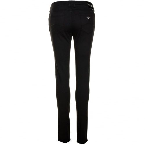 Womens Black Wash J28 Mid Rise Skinny Jeans 59022 by Armani Jeans from Hurleys