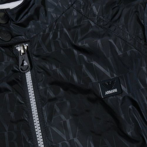 Boys Navy Branded Zip Through Jacket (10yr+) 29496 by Armani Junior from Hurleys