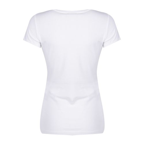 Womens Optical White Logo Heart Slim S/s T Shirt 31613 by Love Moschino from Hurleys