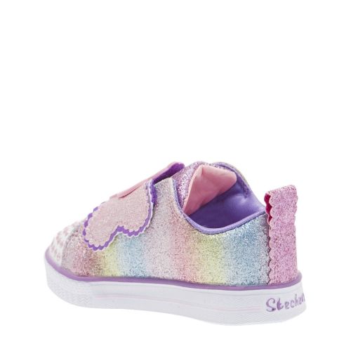 Baby Pink Shuffle Lites Sparkle Trainers (21- 28) 31789 by Skechers from Hurleys
