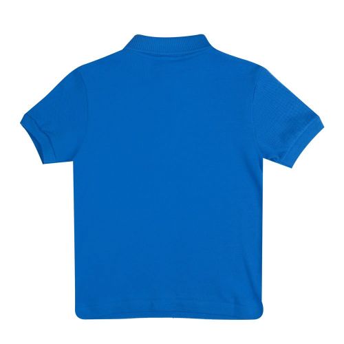Boys Ibiza Blue Branded S/s Polo Shirt 83857 by Lacoste from Hurleys