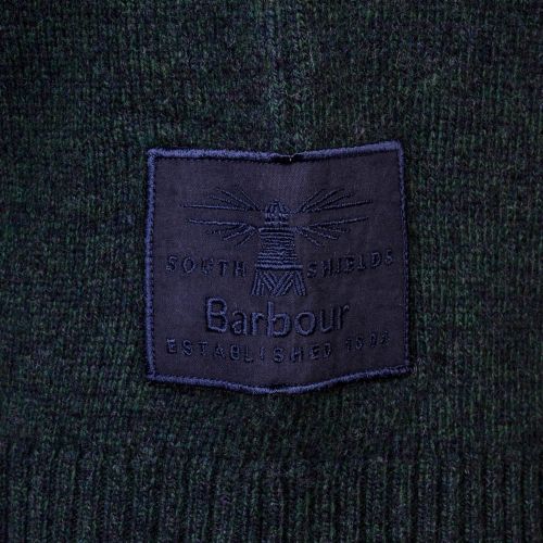 Heritage Mens Forest Mix Staple Lambswool Crew Jumper 64753 by Barbour from Hurleys