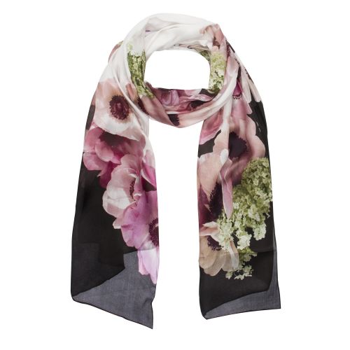 Womens Ivory Nevaehh Neapolitan Long Scarf 44029 by Ted Baker from Hurleys