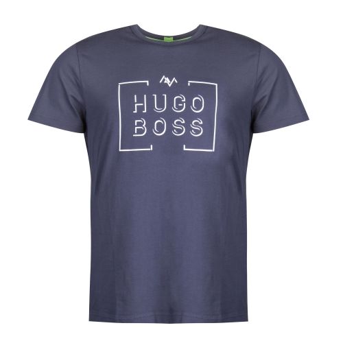 Mens Navy Athleisure Tee 1 S/s T Shirt 32055 by BOSS from Hurleys