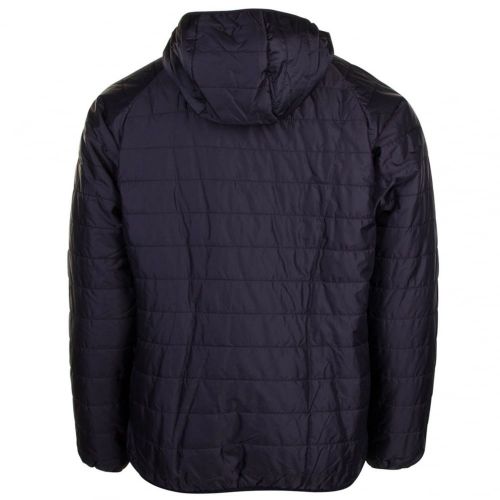 Mens Black Level Hooded Quilted Jacket 17740 by Barbour International from Hurleys
