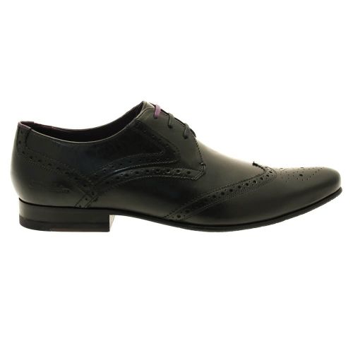 Mens Black Hann2 Shoes Leather Derby Brogues 54192 by Ted Baker from Hurleys