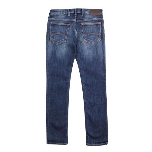 Boys Blue Wash J06 Slim Fit Jeans 77618 by Emporio Armani from Hurleys