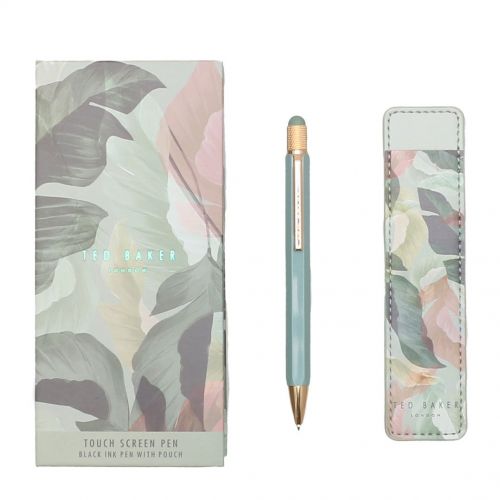 Womens Mid Green Penpalm Palm Touch Pen & Pouch 96914 by Ted Baker from Hurleys