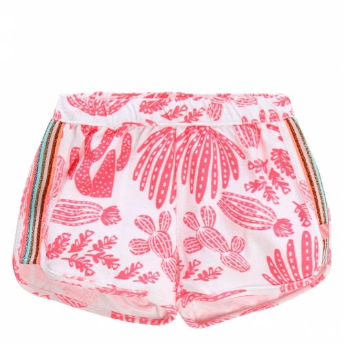 Girls Pink/White Printed Towelling Shorts 55783 by Billieblush from Hurleys
