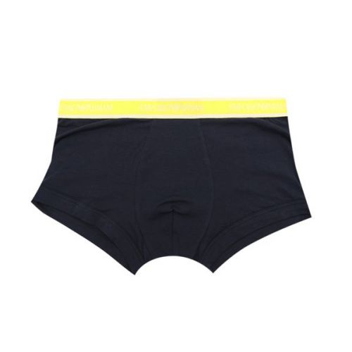 Mens Marine/Colours Core Logoband 3 Pack Trunks 108224 by Emporio Armani Bodywear from Hurleys