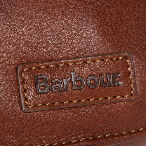 Womens Brown Laire Leather Saddle Bag 92348 by Barbour from Hurleys