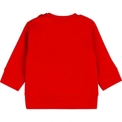 Toddler Red Split Box Logo Sweat Top 102099 by BOSS from Hurleys