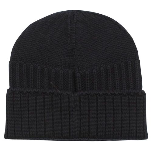 Casual Mens Dark Blue Fenno Beanie Hat 22661 by BOSS from Hurleys