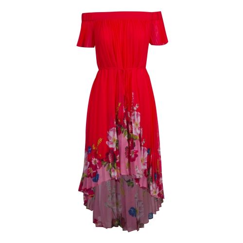 Womens Red Gillyy Berry Sundae Bardot Dress 42103 by Ted Baker from Hurleys