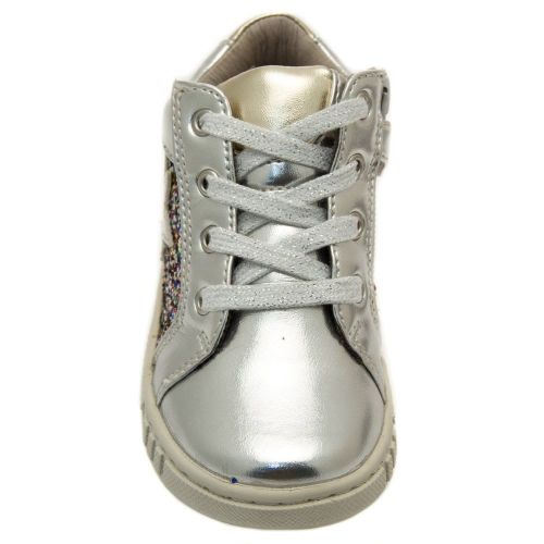 Girls Silver Charlotte Trainers (21-26) 20956 by Lelli Kelly from Hurleys