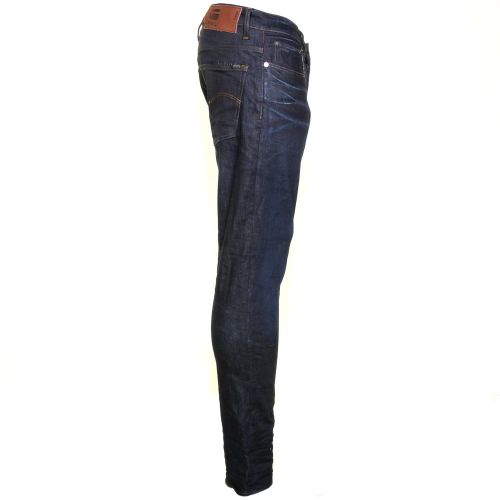 Mens Dark Aged Wash 3301 Tapered Fit Jeans 25132 by G Star from Hurleys