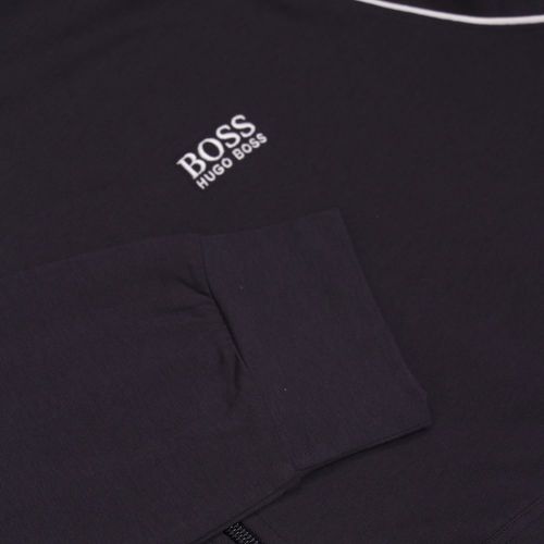 Mens Dark Blue Mix & Match Hooded Zip Sweat Top 23494 by BOSS from Hurleys