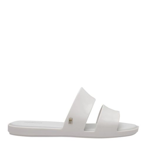 Womens White Colour Pop Slides 88462 by Melissa from Hurleys