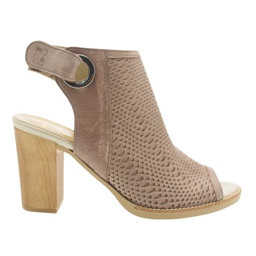 Womens Taupe Lirra Heeled Shoes 7158 by Moda In Pelle from Hurleys