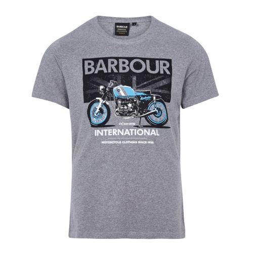 Mens Anthracite Greenwood S/s T Shirt 95674 by Barbour International from Hurleys