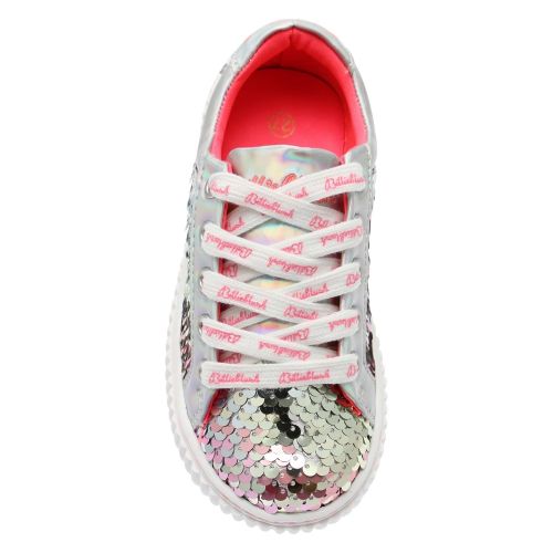 Girls Silver Sequin Trainers (27-37) 55826 by Billieblush from Hurleys