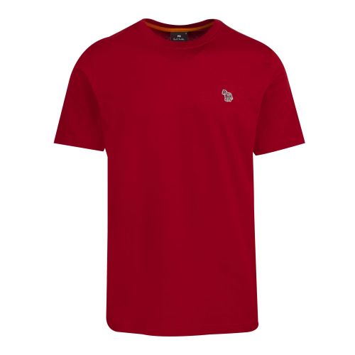 Mens Dark Red Classic Zebra Regular Fit S/s T Shirt 79046 by PS Paul Smith from Hurleys