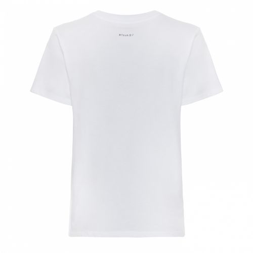 Womens White Panda Monday S/s T Shirt 47724 by French Connection from Hurleys