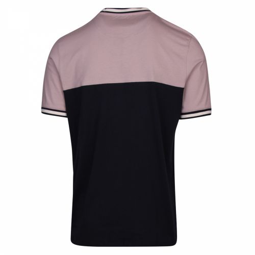 Mens Dusky Pink Silva Paneled S/s T Shirt 36051 by Ted Baker from Hurleys