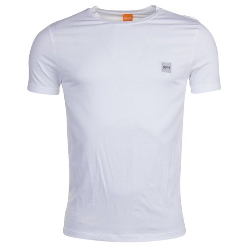 Mens White Tommi UK S/s Tee Shirt 8129 by BOSS from Hurleys
