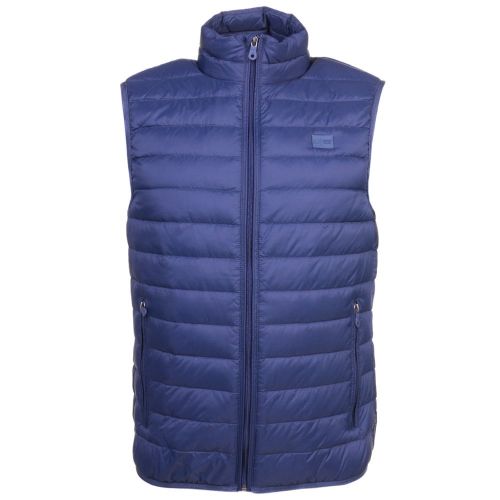 Mens Blue Branded Down Gilet 61207 by Armani Jeans from Hurleys