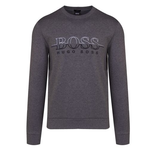 Athleisure Mens Salbo Logo Crew Neck Sweat Top 38755 by BOSS from Hurleys