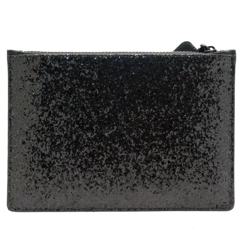 Womens Black & Red Glitter Grace Pouch 66679 by Lulu Guinness from Hurleys
