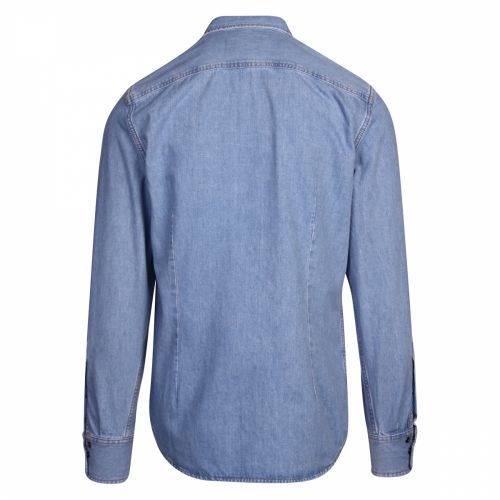 Mens Blue D-Leo Denim L/s Shirt 40504 by Diesel from Hurleys