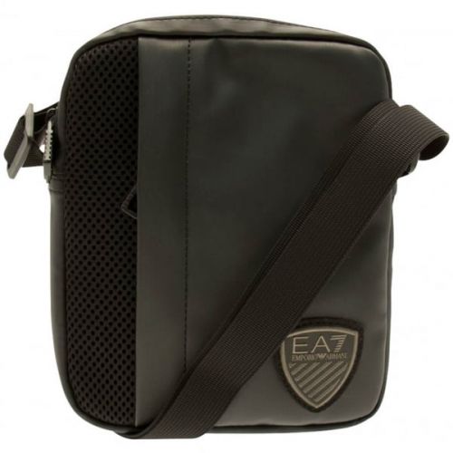 Mens Black Training Soccer Shield Pouch Bag 11505 by EA7 from Hurleys