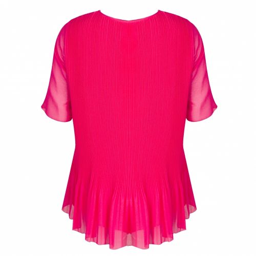 Womens Pink Pleated Blouse 28676 by PS Paul Smith from Hurleys