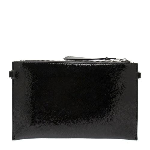 Womens Black Branded High Shine Clutch 51133 by Versace Jeans Couture from Hurleys