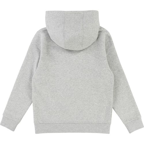 Boys Grey Branded Box Hooded Sweat Top 28387 by BOSS from Hurleys