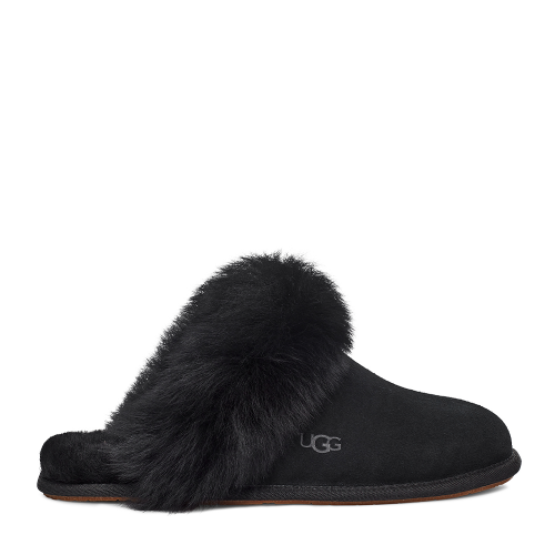Womens Black UGG Slippers Scuff Sis 98050 by UGG from Hurleys