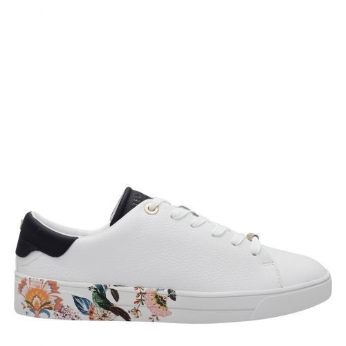 Womens White Azelea Decadance Trainers 85502 by Ted Baker from Hurleys