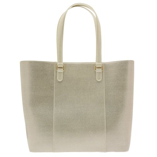 Womens Platinum Crosshatch Shopper Bag 69842 by Armani Jeans from Hurleys