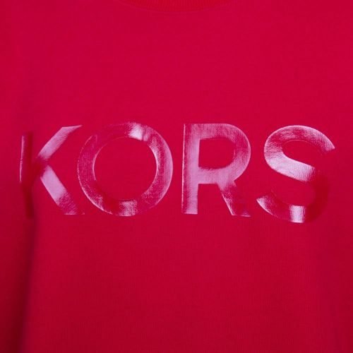 Womens Crimson Tonal Logo Sweat Top 84668 by Michael Kors from Hurleys