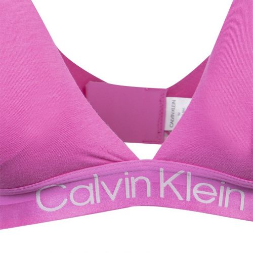 Buy Calvin Klein Lght Lined Triangle Bralette In Purple
