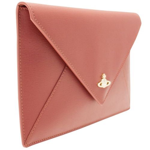 Womens Pink Pouch Clutch 14941 by Vivienne Westwood from Hurleys