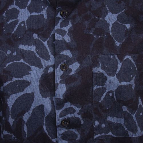 Mens Dark Blue Ufroze Abstract Print S/s Shirt 89427 by Ted Baker from Hurleys